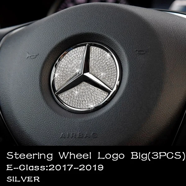 1Silver Для Mercedes Benz Аксессуары E Класс W212 W213 AMG Bling Наклейка Детали интерьера Украшения Отделка Ремонт Кристалл Сияющий Серебро Наклейки Наклейка Женщины Мужчины Рулевое колесо ПЕРЕКЛЮЧАТЕЛЬ ПЕРЕКЛЮЧАТЕЛЯ ПЕРЕКЛЮЧ - Название цвета: 1Silver