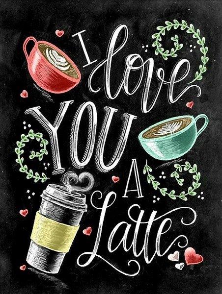 

I Love You a Latte Tin Sign art wall decoration,vintage aluminum retro metal sign