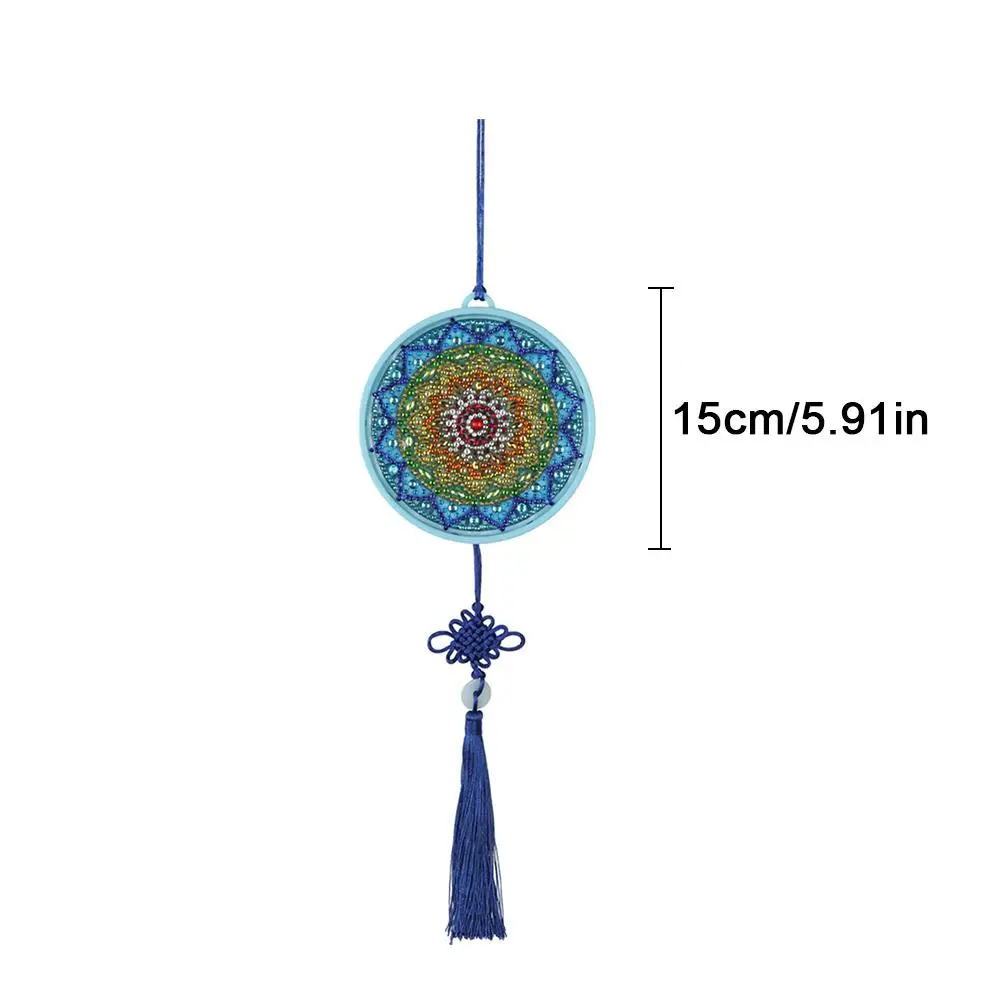 

Bohemian Style DIY Diamond Painting LED Night Light Kit DIY Mandala Flower Hanging Night Lamp for Room Decoration Christmas gift