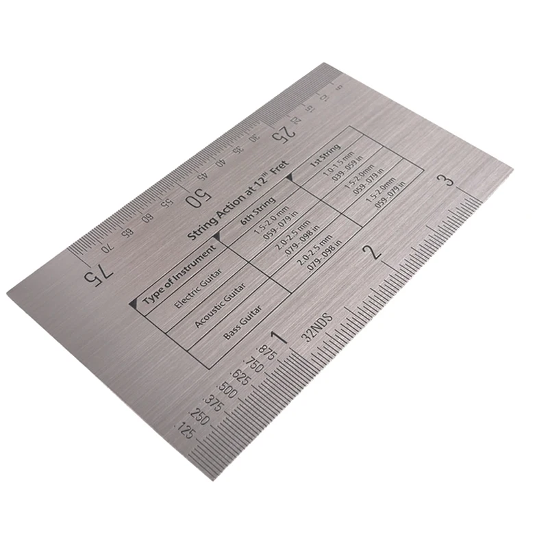 Гитарная струна действия датчика линейка барокко бас гитары тон Инструменты для