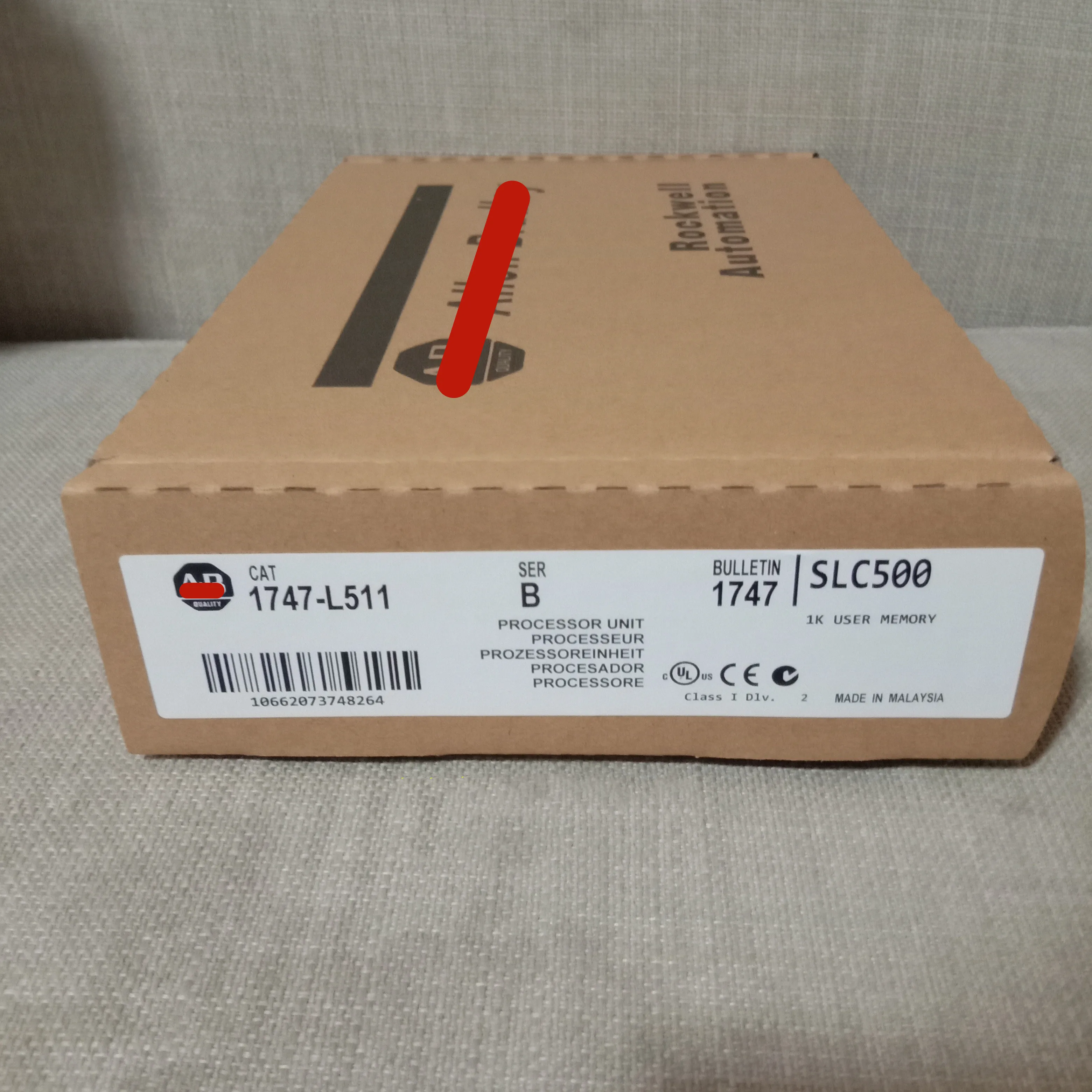 

Новый оригинальный процессор 1747-L511 SLC 500 SLC 5/01 1747L511