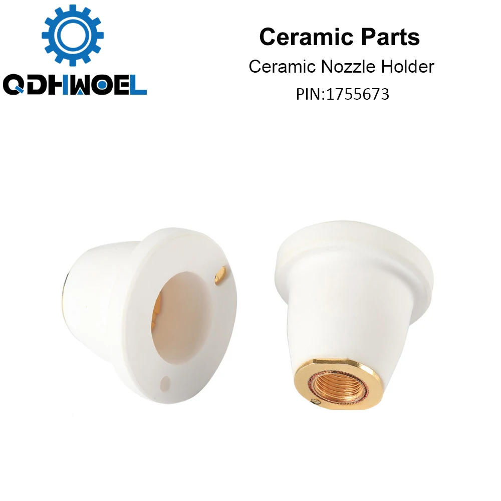 QDHWOEL лазерный керамический OEM PIN 1349171/1755673 Держатель сопла для волоконной лазерной