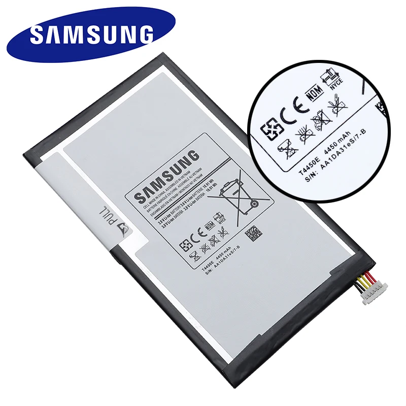 T4450E samsung Оригинальный планшет Батарея для Galaxy Tab 3 8 0 T310 T311 T315 Аутентичные Замена