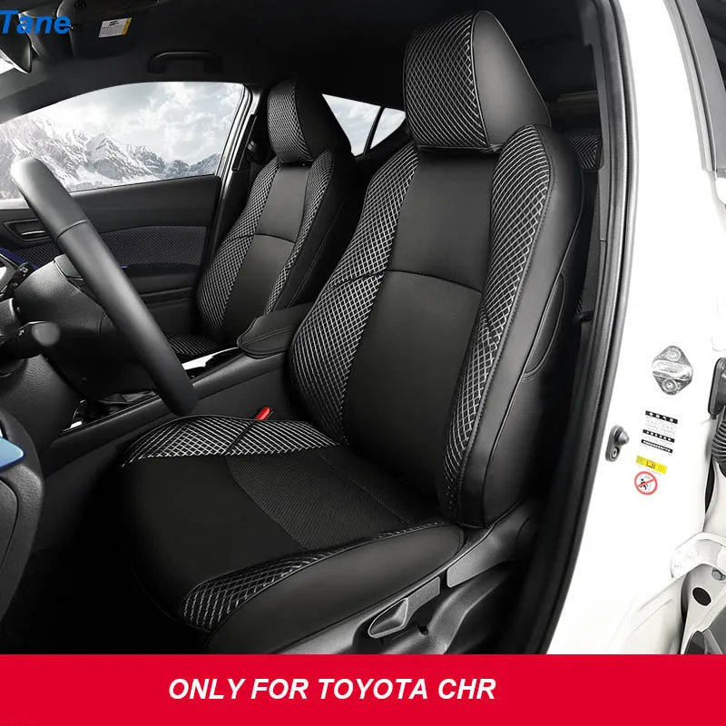 Tane чехол из натуральной кожи для автомобильных сидений для Toyota CHR аксессуары чехлы для сидений - Название цвета: color 3