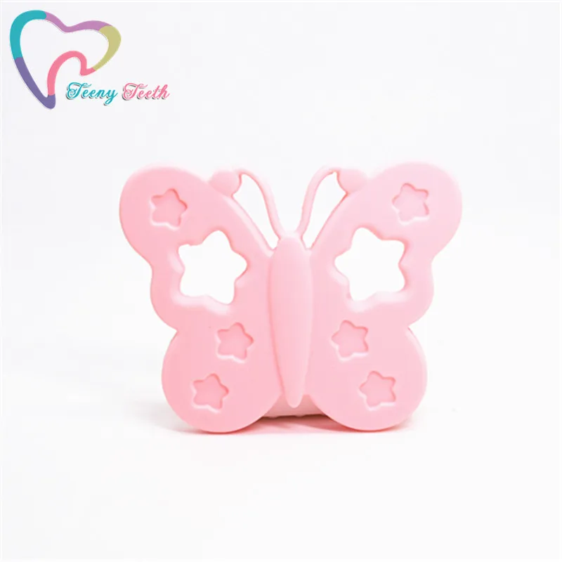 Teeny teeth 1 шт конфеты цвета силиконовые бабочки Прорезыватель игрушки бабочка