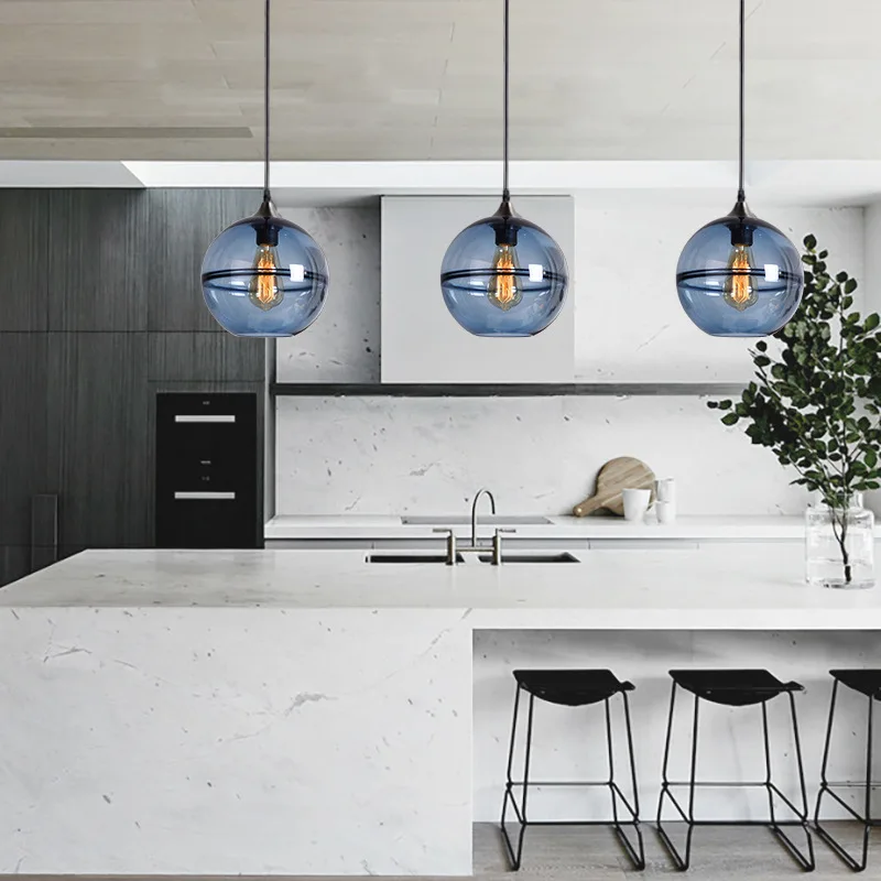 Artpad подвесной светильник современный стеклянный абажур теплый белый Потолочный