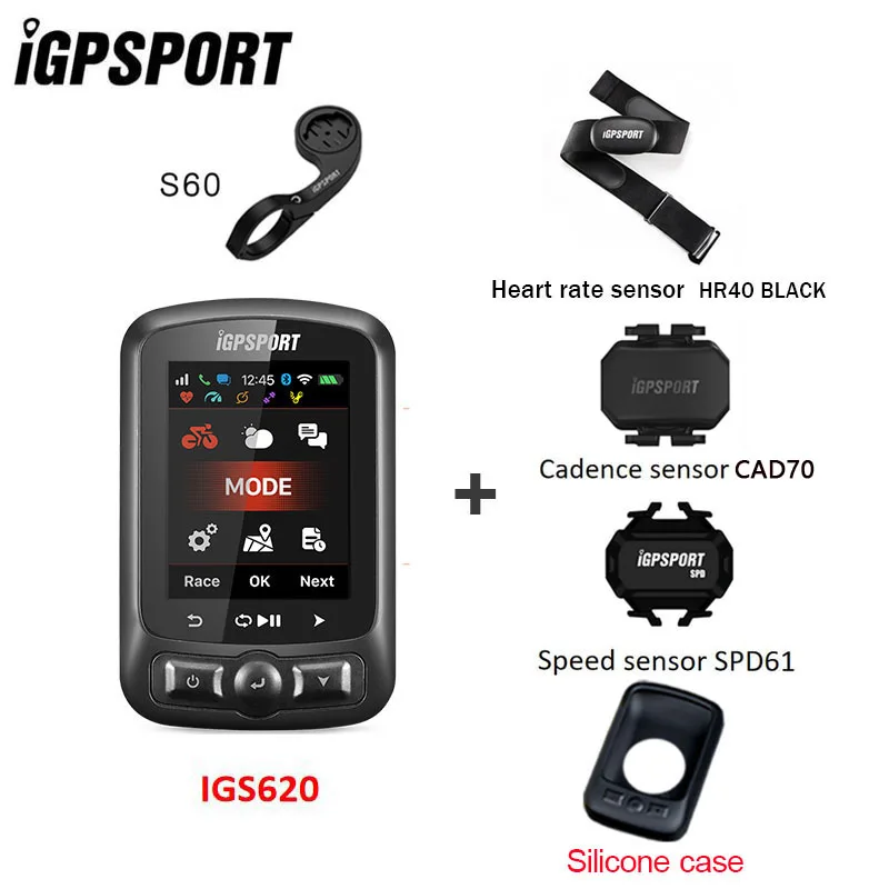 Беспроводной компьютер iGPSPORT велосипедный датчик скорости и частоты сердечных