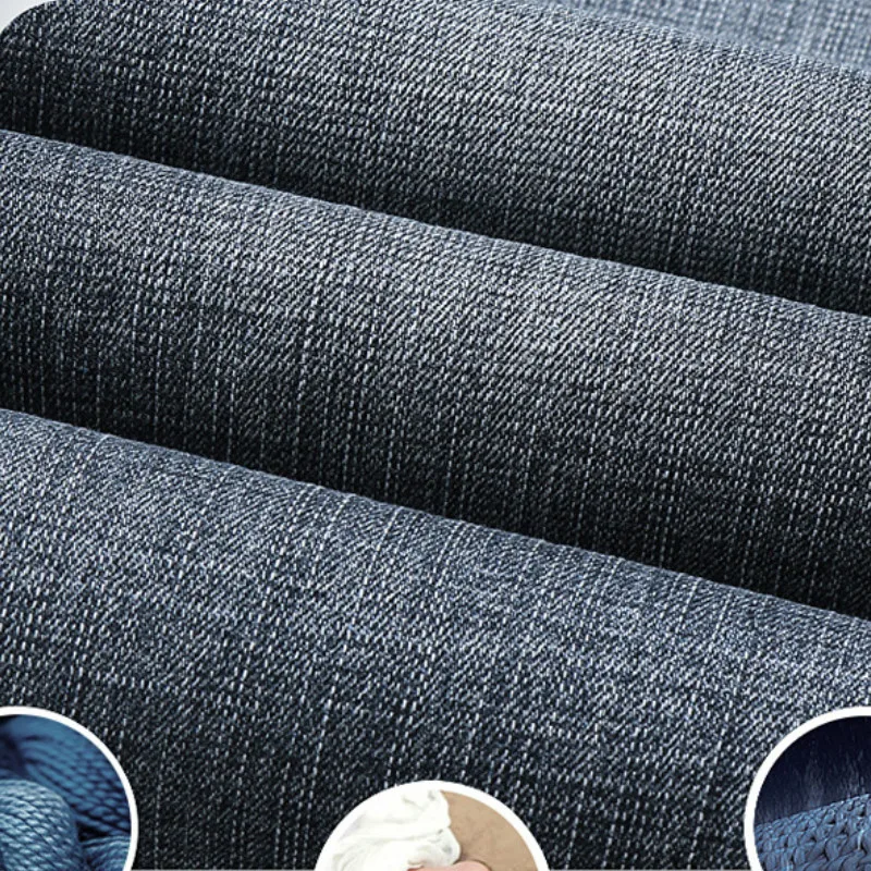 

Men's Jeans High-quality Straight Slim Denim Trousers Business Casual Comfortable Spring Summer Classic Blue Pants Men
