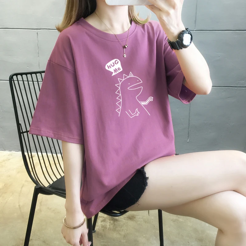 

2020 Women Shirt , Lady Top Short Sleeve Garment Red