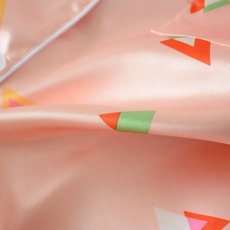 Women's Pajamas Set Rayon Short-sleeved Sleepwear with Shorts Female Summer Thin Easeful Fashion Women's Two-piece Home Wear