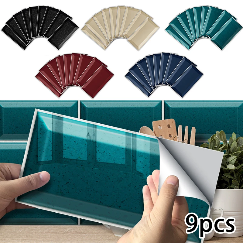 

Waterproof Wall stickers Scratch-Resistant PVC Set Kitchen Bathroom Home