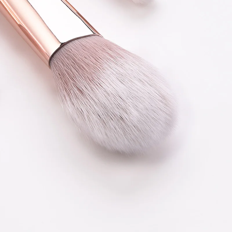 Fashion 7pcs Gold Unicorn Makeup Brush Set Diamond Foundation Blending Power Eyeshadow Brush Cosmetic Beauty Make Up Tool Kit