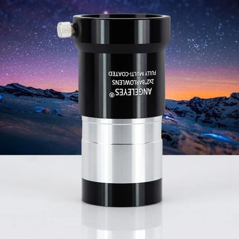 Angeleyes 2 Inch 2X Barlow Eyepice By nification Eyepiece Professional Telescope Parts Astronomical Ayepiece | Инструменты