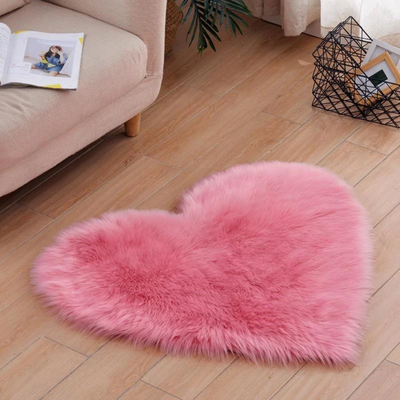 Нескользящий мягкий плюшевый напольный коврик 40x50 см ковер для спальни гостиной