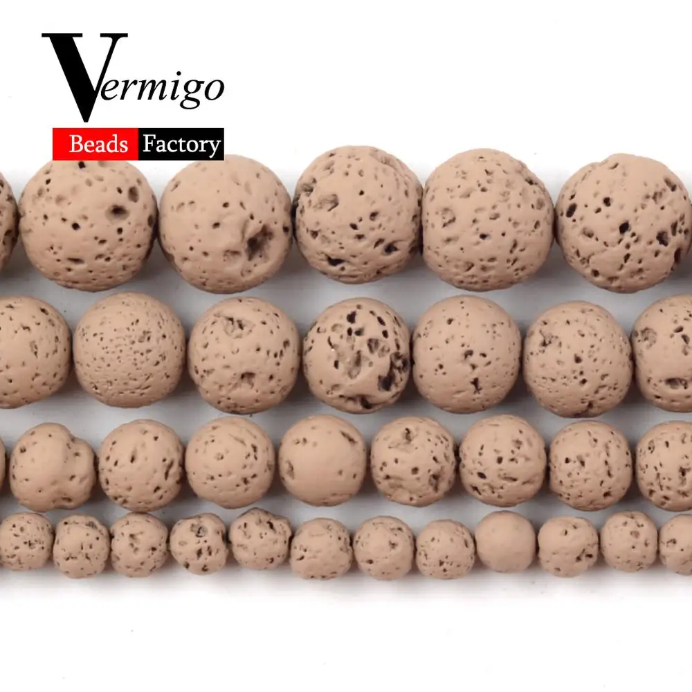 Бусины Из Натурального минерального камня круглые бусины из коричневой гематита