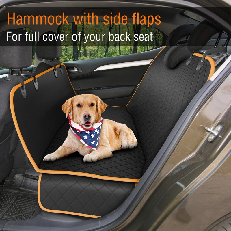 melhor Pet Carro Traseiro Voltar Seat Cover Protector Esteira Cinto De Segurança à Prova Dwaterproof água Transporte Cão Gato Antiderrapante Esteira De Viagem Ao Ar Livre Almofada