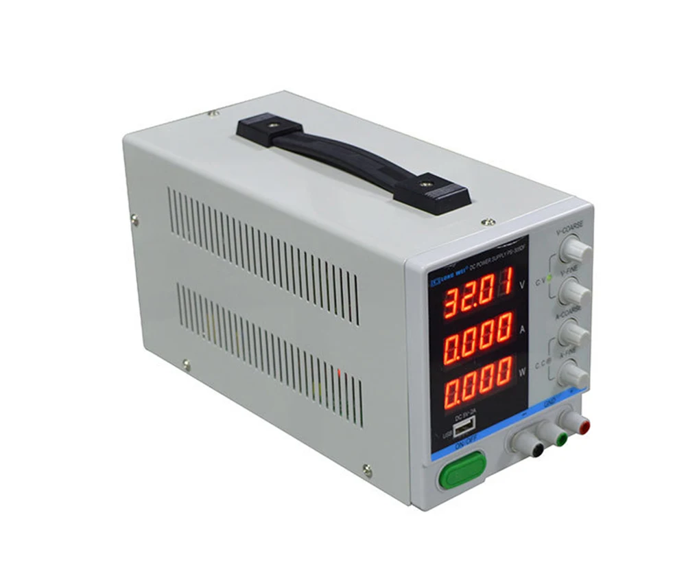 PS-3010DF 110V/220V DC источник питания 30V 10A Precision Variable LED Digital Lab Регулируемый W/ USB |