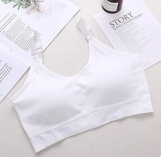 

Seamless Vest Bra Tops Slim New Crop Top Without Steel Ring Ladies Slim Vest Top Comfortable Underwear Bra Women Tube Top Dress