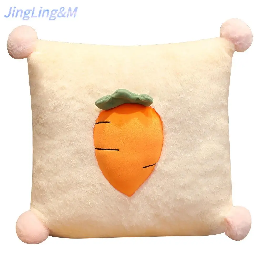 Наволочка искусственный мех кролика квадратная удобная мягкая наволочка с