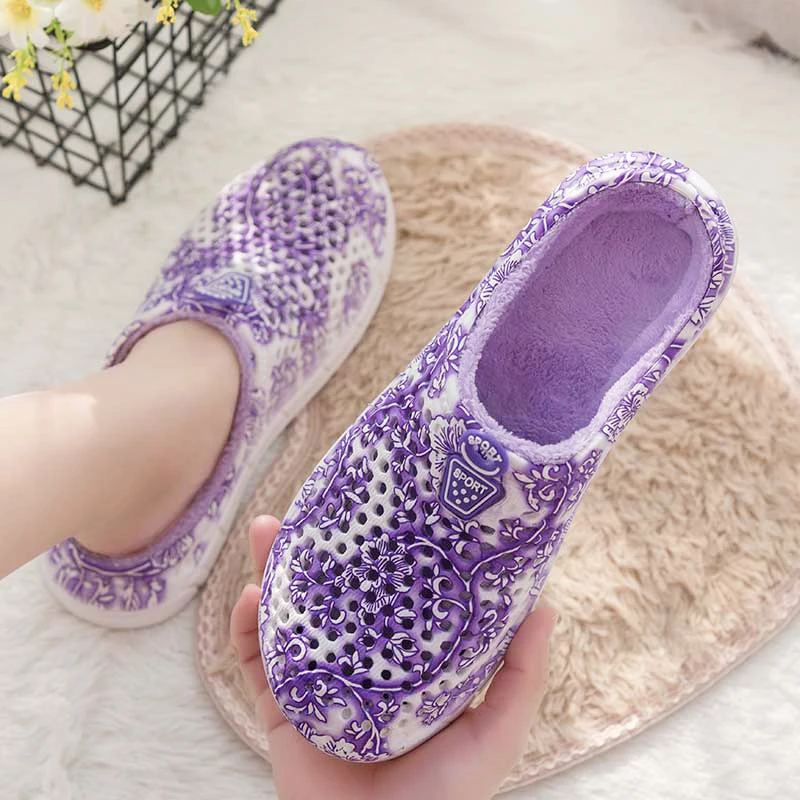 

2019 Winter Women's Garden Clogs Indoor Fur Warm Slippers Sandals Shoes Women New Fashion Footwear Flip Flops Women Mule Slides
