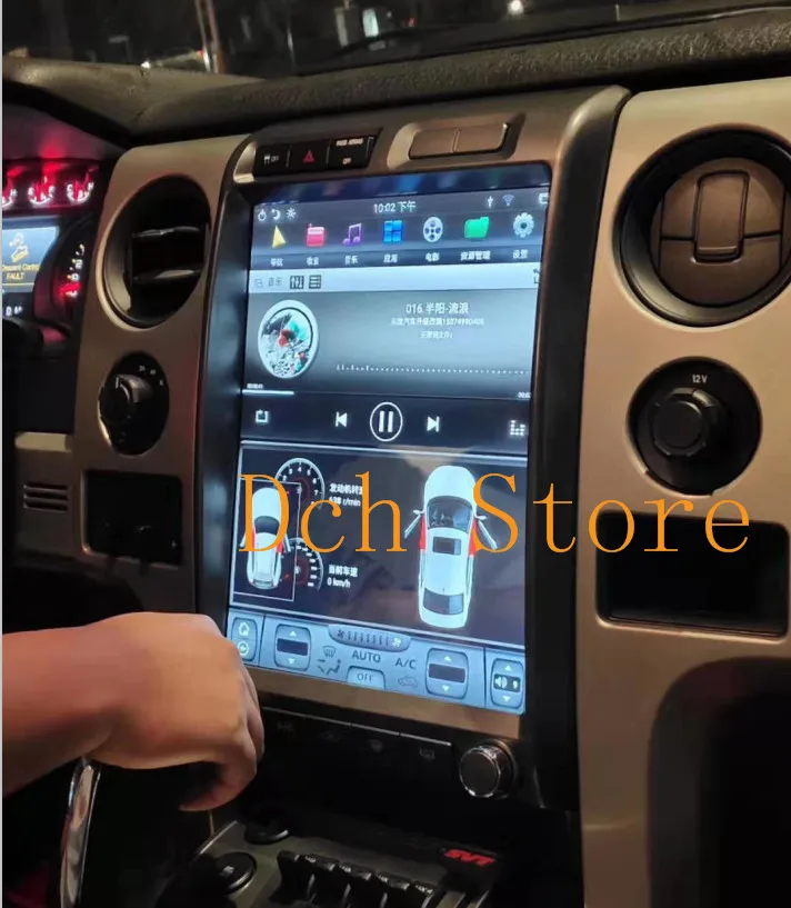 13 дюймов вертикальный tesla стиль Android 8,1 автомобильный dvd-плеер gps навигация радио для Ford F150 2009 2010 2011 2012 2013 стерео PX6 авто