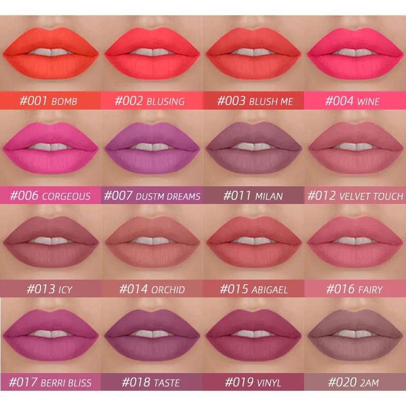 

Matte Lasting Moisturizing Black Color Changed Tube Lip Glaze