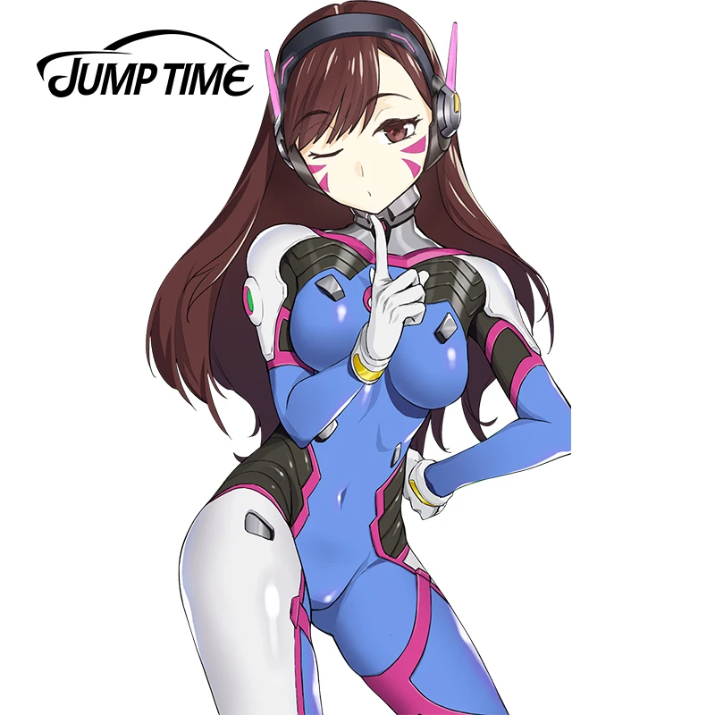 Автомобильная наклейка JumpTime 13 см x 7 76 для мотоцикла Overwatch D.Va (Hana Song) на автомобиль