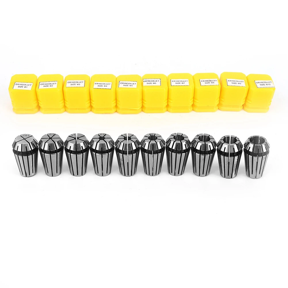 

10Pcs ER16 Chuck Accurate Spring Set CNC Engraving Milling Machine Industrial Accessories