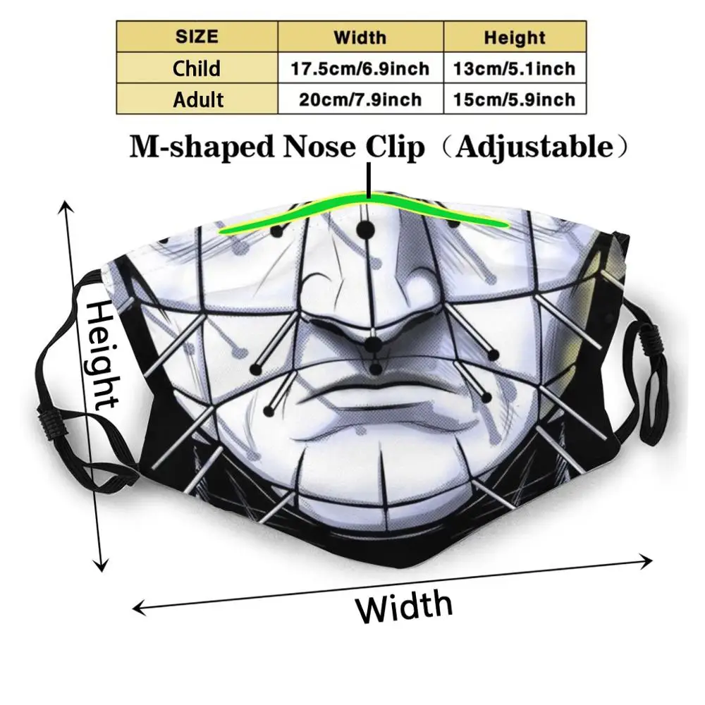 Пылезащитная маска для лица моющаяся с фильтром | Аксессуары одежды