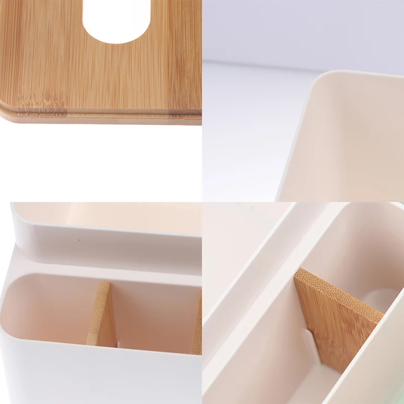 

Multi-function Control Organizer Practical Tissue Box Home Cosmetic Storage Box