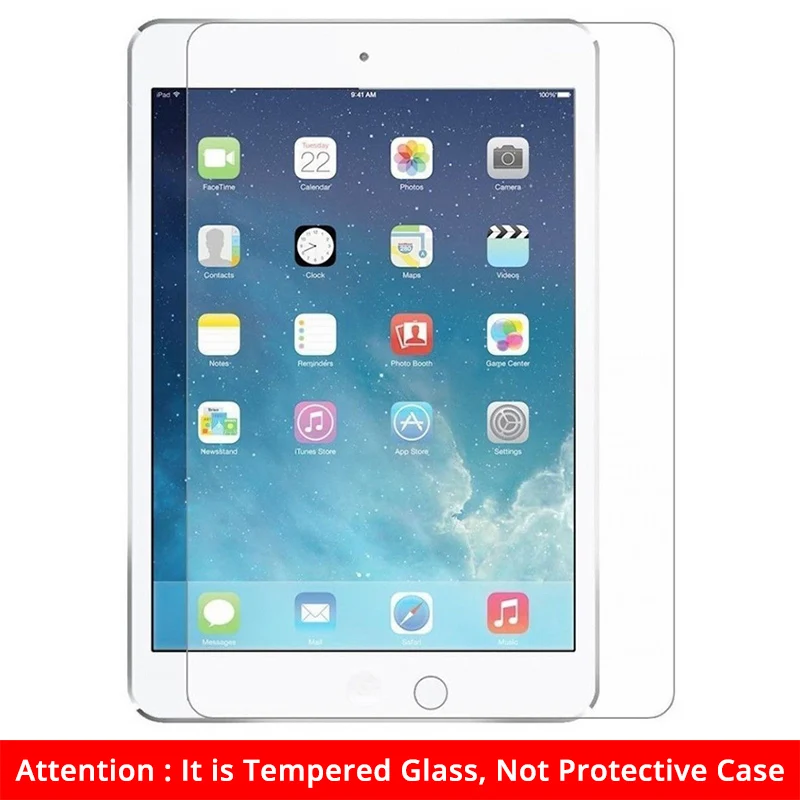 Чехол для iPad Mini 1 2 3 7,9 для планшета, Магнитный Флип-стенд из искусственной кожи чехол для iPad Mini 1 2 Smart Cover для iPad Mini 3 Чехол - Цвет: Glass Film(Not Case)