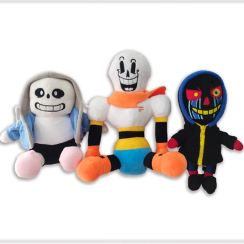 Undertale плюшевые игрушки игра окружающие милые Sans Toriel куклы в форме черепа подарок