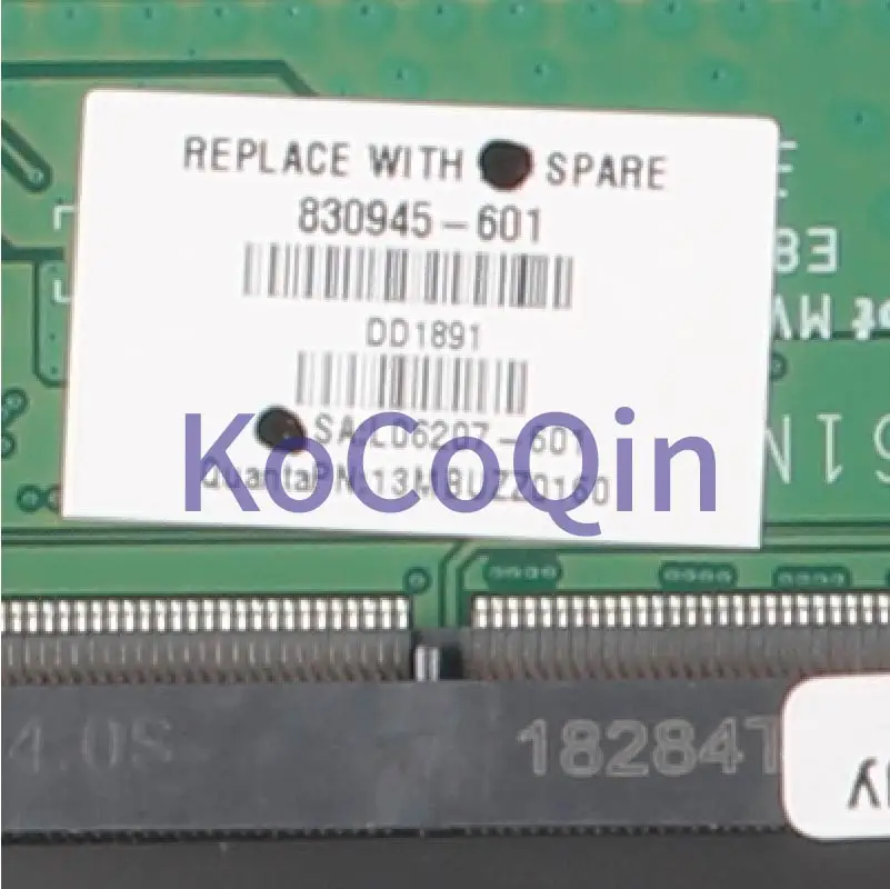 830945-001 для HP Probook 430 G3 I5-6200U R7 M340 216-0854032 DA0X61MB6G0 Материнская плата ноутбука 830945-601 SR2EY DDR4