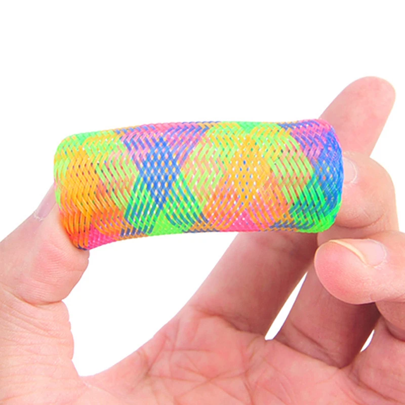 

10PCS Random Color Spring Tube Cat Toys Stretchy Teasing Cat Toys Plastic Spring Toys For Cat Kitten Chewing Toy Dorakitten