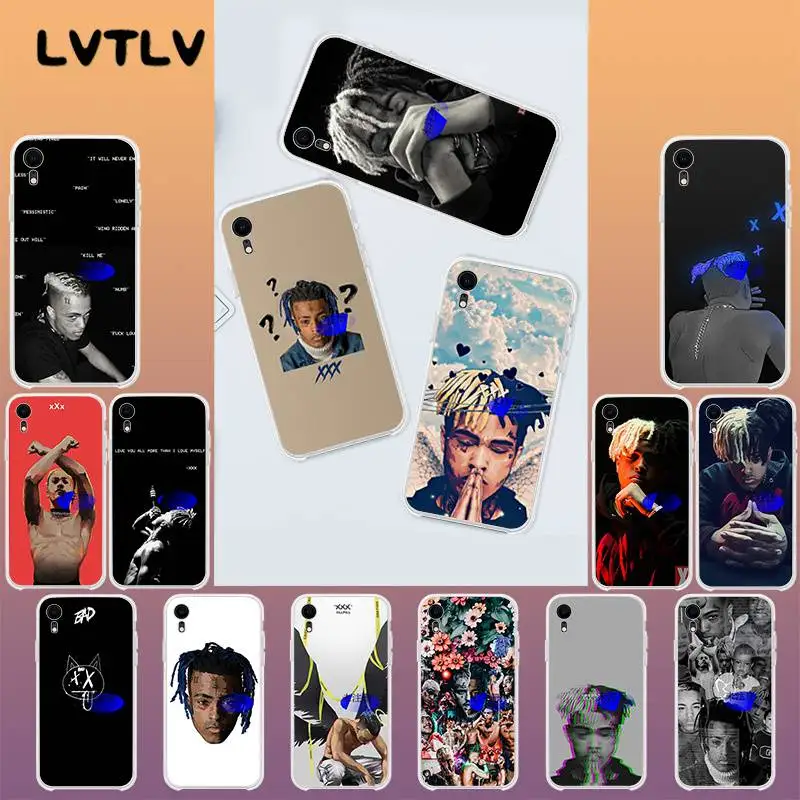 LVTLV Xxxtentacion модный тонкий мягкий силиконовый чехол для телефона из ТПУ iPhone 11 pro XS MAX