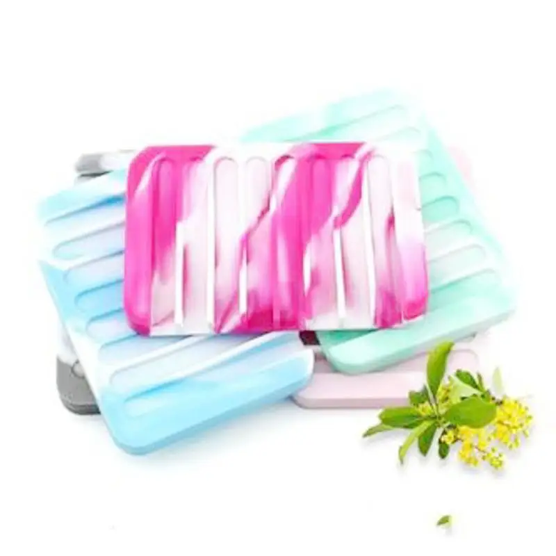 5 шт. мыльница красочная раковина слив лоток держатель для душа хранения в ванной