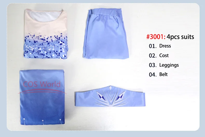 Женский костюм принцессы Анны Deluex для взрослых голубое длинное платье