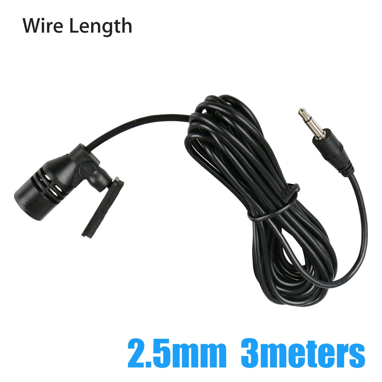 Авто 2 5 мм Джек микрофон радио стерео GPS Bluetooth аудио DVD кабель 3M одновременное