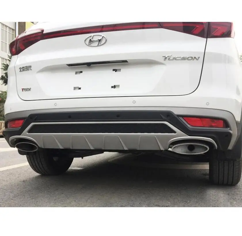 Для hyundai Tucson 2019 2020 бампер передний + задний протектор Анти Ударная пластина