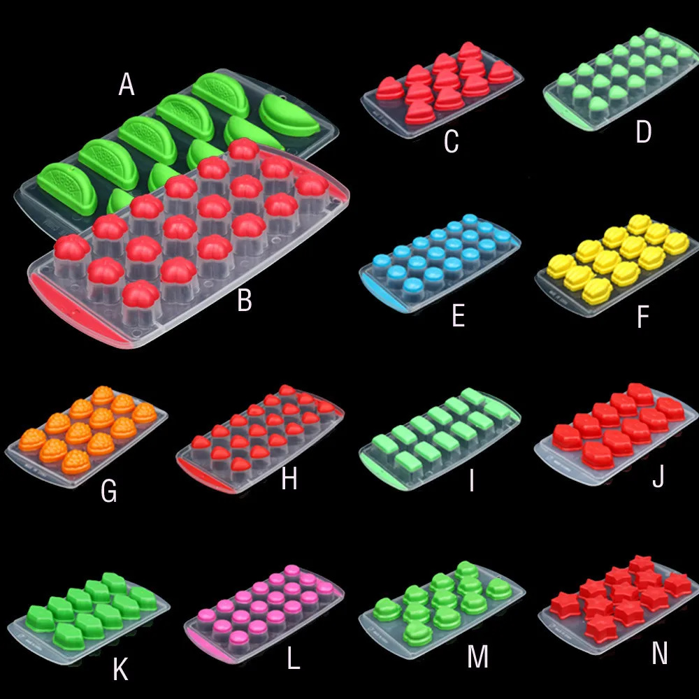 Силиконовая форма для льда желе шоколада фруктов тортов сделай сам лоток пудинга