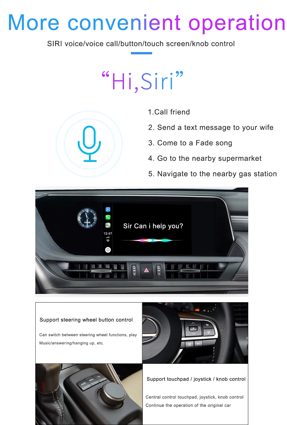 Беспроводной CarPlay, для Lexus NX ES US iS CT RX GS LS LX LC RC 2012- мультимедийный интерфейс CarPlay и Android автоматический комплект модернизации