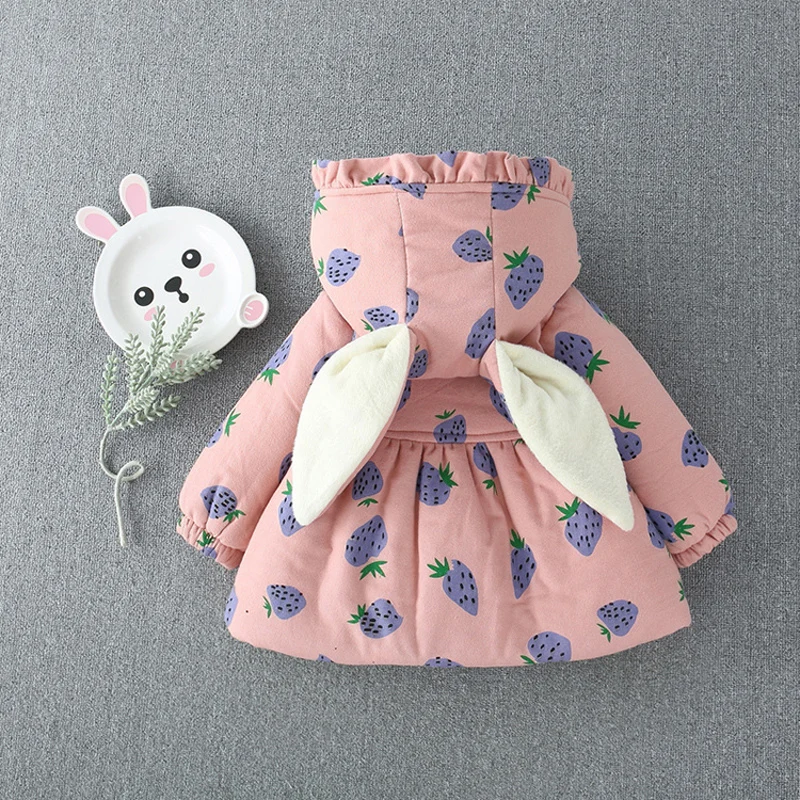 Осенне зимняя одежда для маленьких девочек бархатные флисовые куртки Верхняя