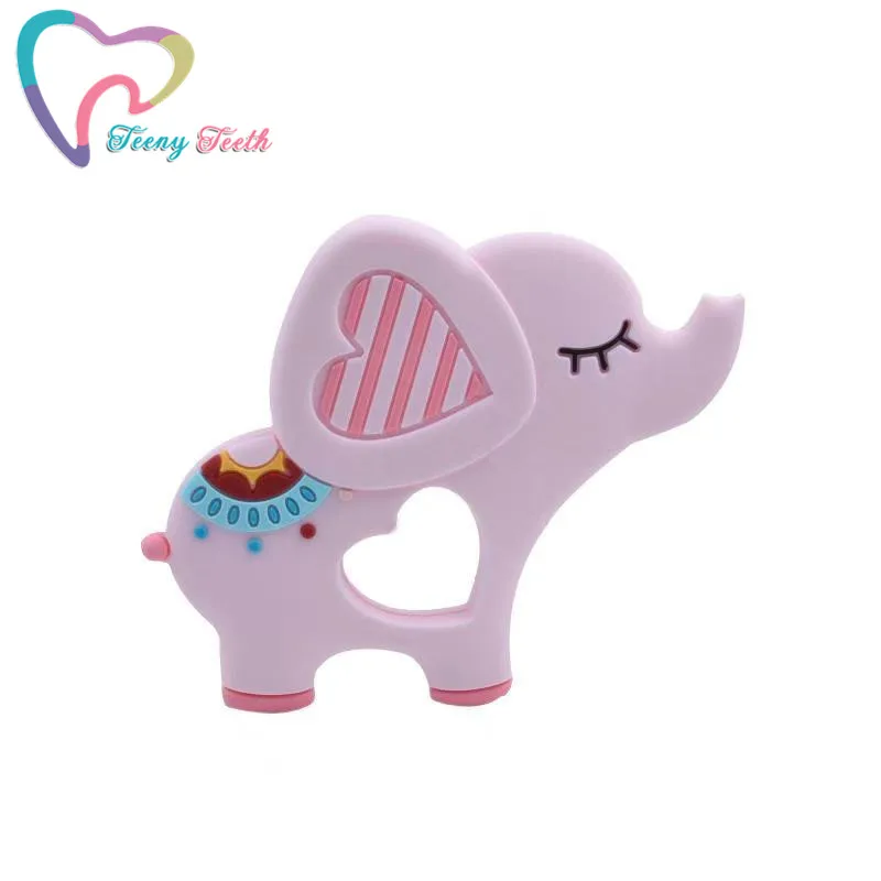10 шт. Силиконовые Прорезыватели для зубов|elephant teether|silicone elephant teetherbaby pendant |