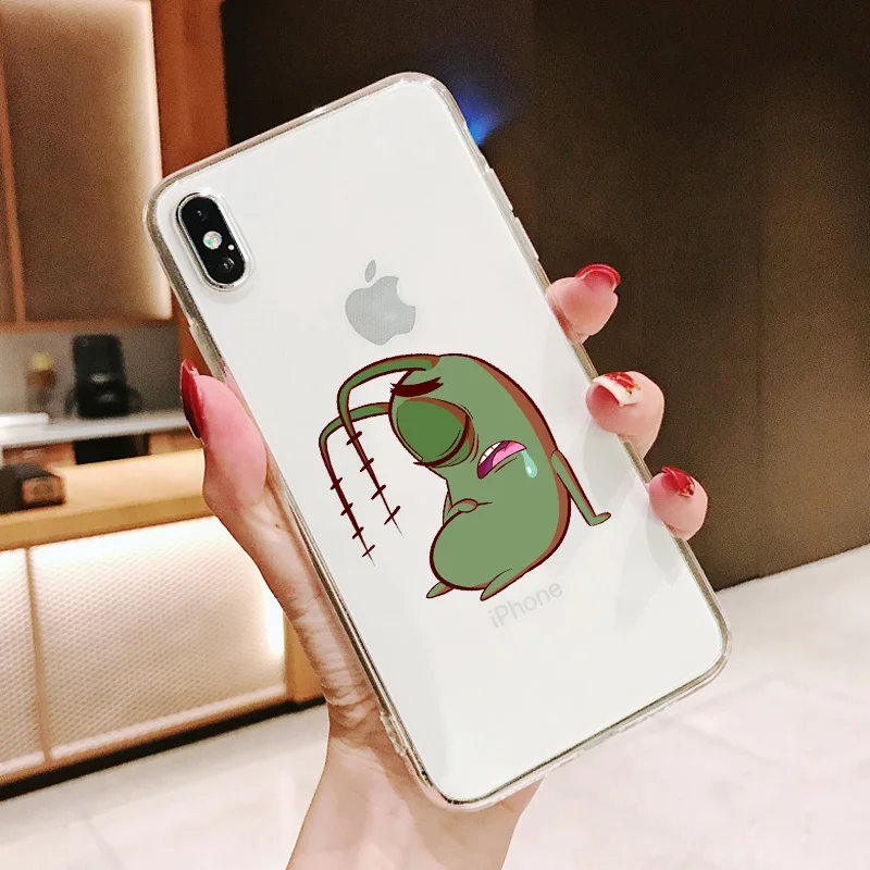 Чехол для iPhone X 11 Pro 11Pro Max 6S 6plus 7 7plus 8 8Plus Xs MAX 5 5S XR 10 мягкий чехол | Мобильные телефоны