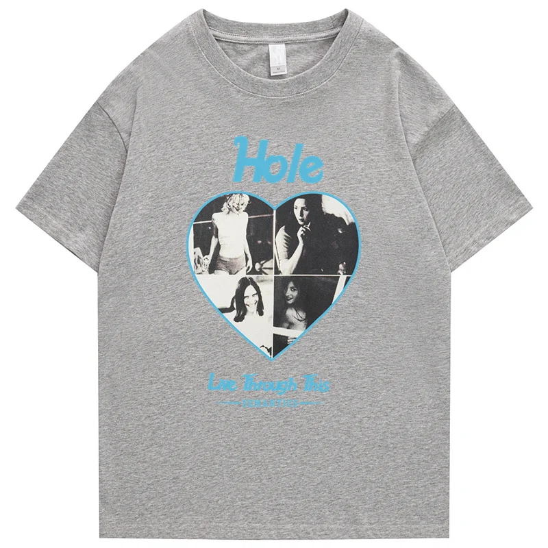 Мужская хлопковая футболка с коротким рукавом Повседневная принтом сердца и