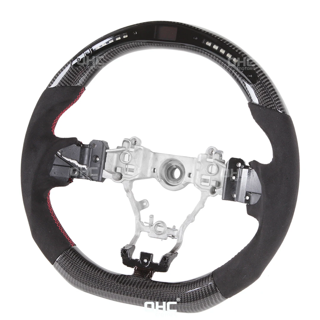 

100% Real Carbon Fiber LED Steering Wheel for Subaru STI