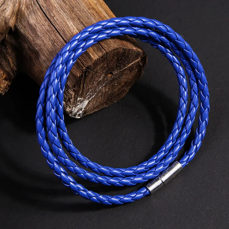 Промоакция браслет мужской для мужчин и женщин Chao Ren Панк Многослойная Веревка