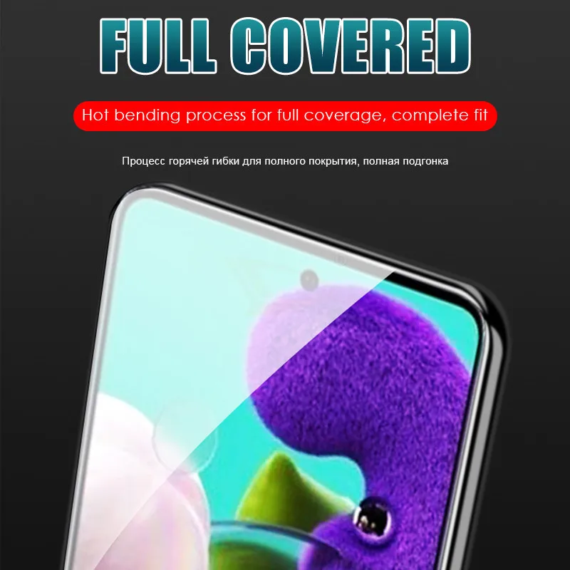 2 в 1 закаленное стекло для объектива камеры Защитное Samsung Galaxy A50 A51 A71 A30 A10 A20 A40 A60 A70