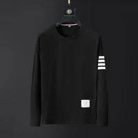 2020 brand mens t shirts graphic autumn long sleeve clothes plus size homme high quality korean style fashion black striped tops