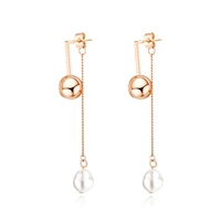 fashion rose gold earrings for women jewelry girl wedding earring aaa zircon drop earrings cute ladies earrings